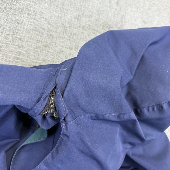 Vintage Eddie Bauer Jacket‎ Mens M Goose Down Ridgeline Parka Gore Tex Blue - Picture 7 of 11